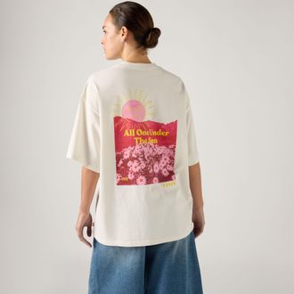 Levi's Graphic Short Stack Tee - Womens - XL - White