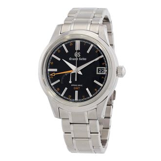 Grand Seiko Elegance GMT Automatic Black Dial Mens Watch SBGE271G