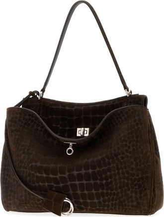 Balenciaga Piper Shoulder Bag - Brown
