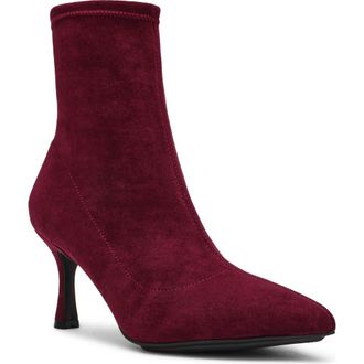 Anne Klein Reese Pointed Toe Boot in Burgundy at Nordstrom, Size 5.5
