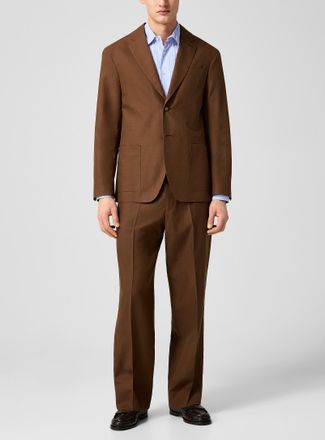 Officine G&eacute;n&eacute;rale Mens Nash linen-lyocell belted pant