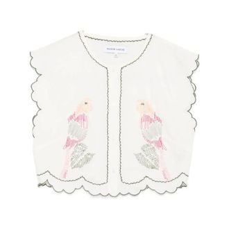 Maison Labiche Blouses, female, Beige, Size: XS Top