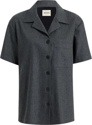 Khaite Riordan Top Shirt voor Vrouwen - Dames - Overhemden - Grijs - M - Overhemden