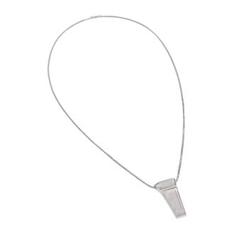 Rick Owens Collar con dije Crystal Trunk - Accessories - Mujer - Gris - ONE SIZE