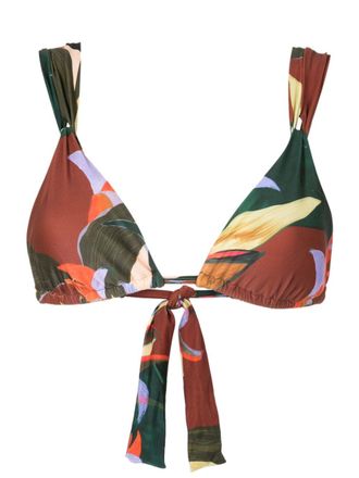 Lenny Niemeyer floral-print bikini top - Multicolour