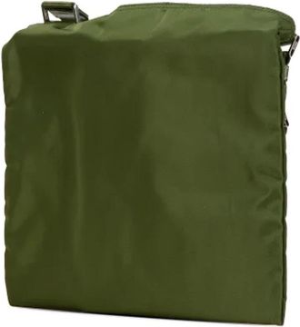 Prada Pre-owned Cross Body Bags, female, Green, Size: ONE SIZE Pre-owned Nylon Crossbody Bag