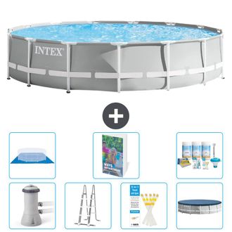 Intex Piscina Prism Frame Redonda - 457x107 Cm - 8-piezas S599