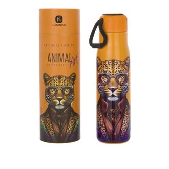 KASANOVA Bottiglia termica 500 ml Giaguaro Animal Collection