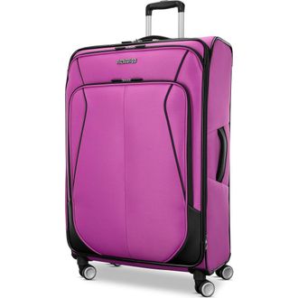 American Tourister 4 KIX 3.0 Softside 28 Checked Spinner in Hyper Violet at Nordstrom