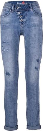 Buena Vista Dames, Jeans, Blauw, Maat: XS