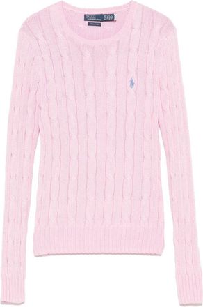 Polo Ralph Lauren Cable-Knit Slim Fit Cotton Crewneck Jumper Clothing