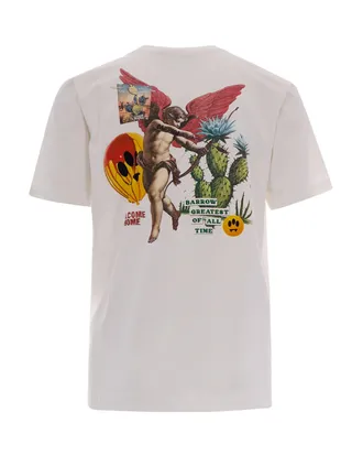 Barrow Logo-Appliqu&eacute; Cotton T-Shirt - Beige