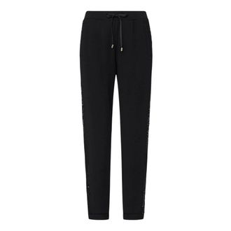 Liu Jo ECS Pant Felpa Lungo Paillettes - - Trousers - Donna - Nero - L