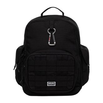 Kenzo Heren, Tassen, Zwart, Maat: ONE Size Nylon