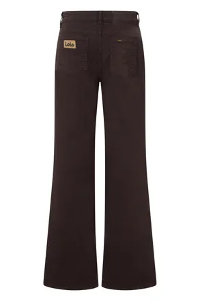 Lois Jeans Wide-Leg Cotton Jeans - Brown