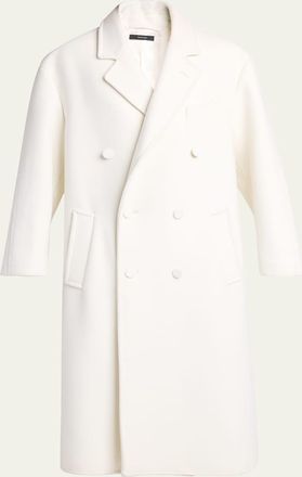 Tom Ford Mens Double Splittable Cashmere Double-Breasted Overcoat