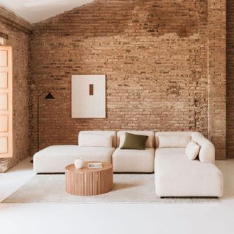 Sklum Sklum - Sof&aacute; Modular Esquinero De 4 Piezas Con Doble Div&aacute;n Fogler