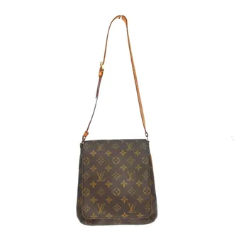 Louis Vuitton Musette Salsa Monogram Canvas Brown Canvas Handbag (Pre-Owned)