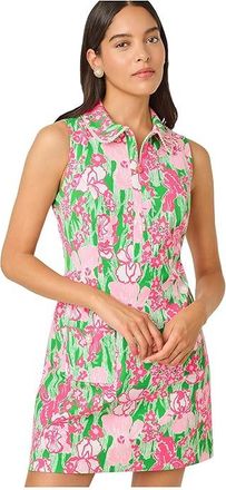 Lilly Pulitzer Kathy Pearl Dress UPF 50+ Womens Dress Putting Green Hannah Golf : 10, Polyester/Spandex