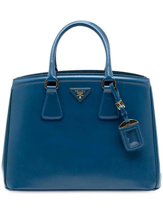 Prada 2013-2025 Saffiano Lux Parabole tote bag - Blue