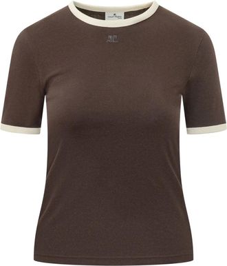 Courr&egrave;ges Donna, Top, Marrone, M, new