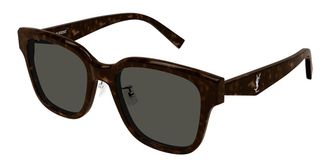 Saint Laurent SL M173/K Asian Fit 002 Womens Sunglasses Tortoiseshell Size 56 - Free RX Lenses - Free RX Lenses