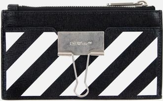 Off-white Mens Off White Binder Card Case Black/White - Black/Multi - Size: OS