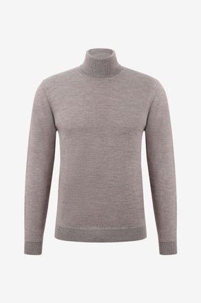 Daniele Fiesoli Feiner Rollkragenpullover aus extrafeiner Merinowolle