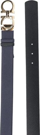 Ferragamo Gürtel - Reversible Gancini Belt - Blue/Black - Gr. 90 - in Blau - für Damen