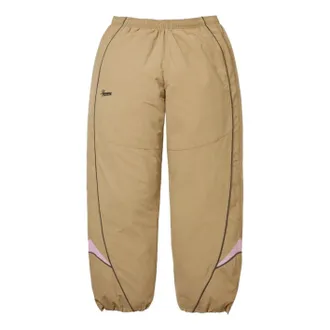 SUPREME FW25 Contrast Piping Track Pant Tan SUP-FW25-192-TAN