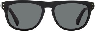 Ferragamo SF1111S Soft Square Acetate Sunglasses - Black