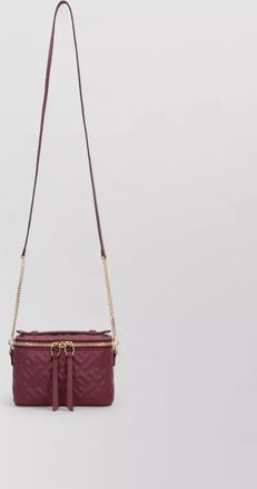 Fendi vanity leather mini crossbody bag