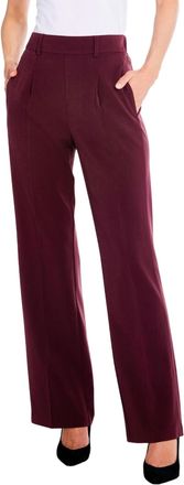 Nic+Zoe Avenue Wide Leg Pants In Redwood