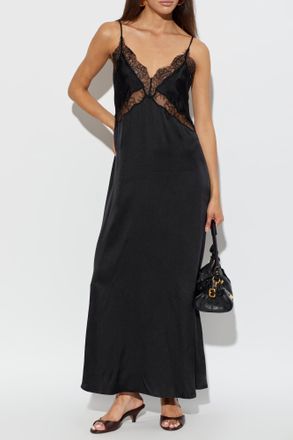 Anine Bing Magnolia Dress, Womens, Black