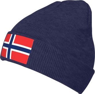 Generic Running Hat Flag of Norway Hat Tidy Ski Hat Warm Sports Beanie Hat for Running, Teenagers, Climbing