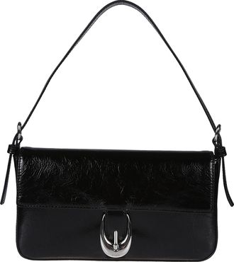 Staud Harlow Glossy Cowhide Leather Shoulder Bag