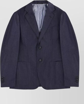 Giorgio Armani single breasted jacket silk virgin wool