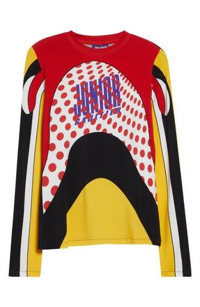 Jean Paul Gaultier Junior Body Map Print Jersey T-Shirt in Black Multicolor at Nordstrom, Size X-Small