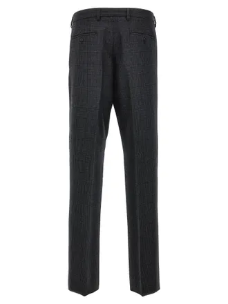 Prada Mens Gray Virgin Wool Dress Pants