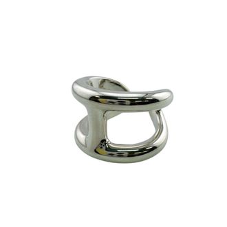 Herm&egrave;s Silver Silver 925 Band Ring (Pre-Owned)
