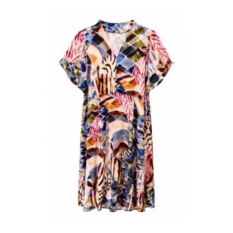 2-Biz Kleedjes, Dames, Veelkleurig, 2Xl, Jurken