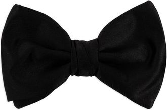 Giorgio Armani adjustable-fit silk bow tie - men - Silk - One Size - Black