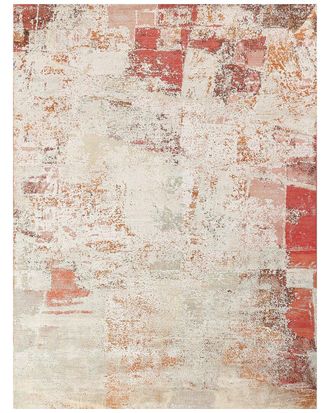 Exquisite Rugs Fine Pure Silk Hand Knotted Silk Area Rug