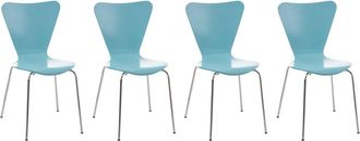 Clp Clp - Set 4x Sillas De Visita Calisto Azul Claro