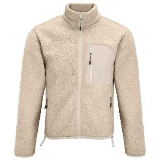 SOLS Unisex Adult Fury Sherpa Fleece Jacket (Shear Beige/Beige) - Size X-Small