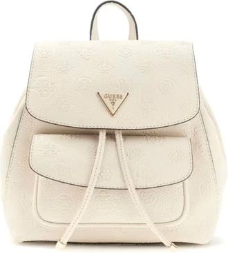 Guess Tassen, Dames, Wit, ONE Size, Cresidia II SML Flap Backpack