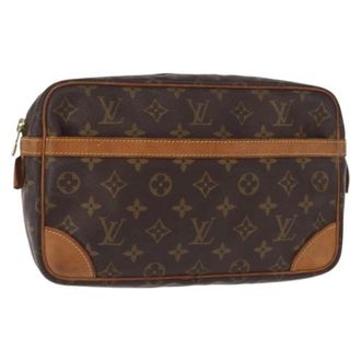 Louis Vuitton Pre-owned Clutches, female, Brown, Size: ONE SIZE Pre-owned Vintage Canvas Clutch