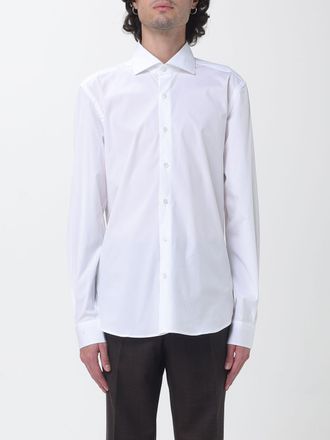 Fay Classic Cotton Poplin Shirt with French Collar