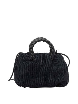 Hereu Black Rafia Bombom Handbag