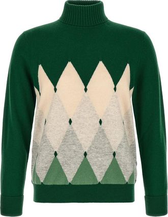 Ballantyne Green Turtle Neck Sweater